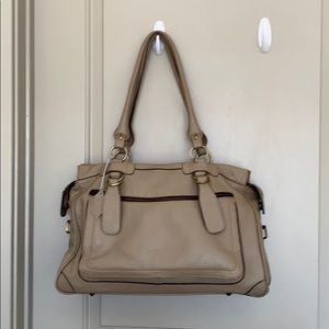 Handmade Italian leather tote